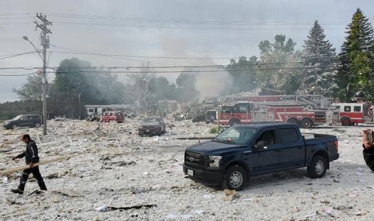 Maine building explosion leaves 1 firefighter dead, at least 6 injured, official says